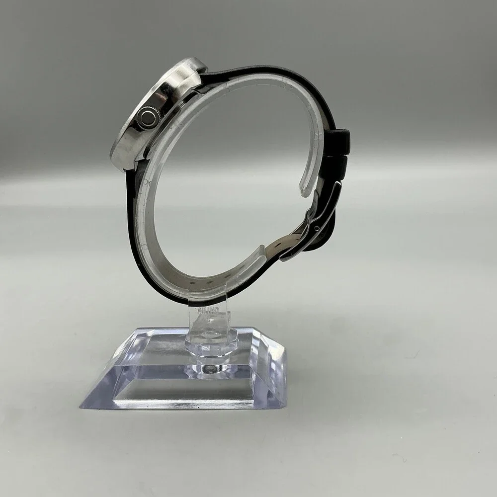 Marc By Marc Jacobs Womens Watch 36mm White Dial Black Leather New Battery